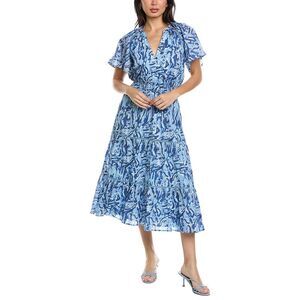 Allison Womens  Elowen Midi Dress, Blue